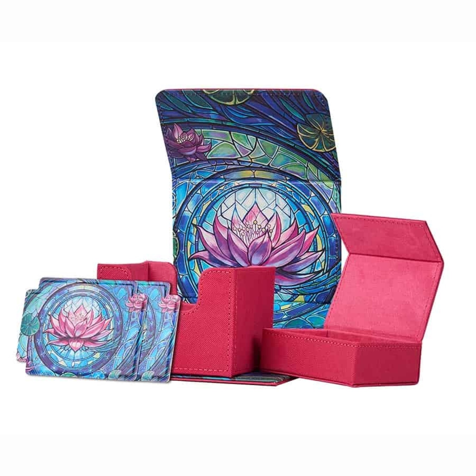 Arcane Fortress Arcane Fortress: Stained Glass: Radiant 100 Blossom Grace Standard Deck Vault