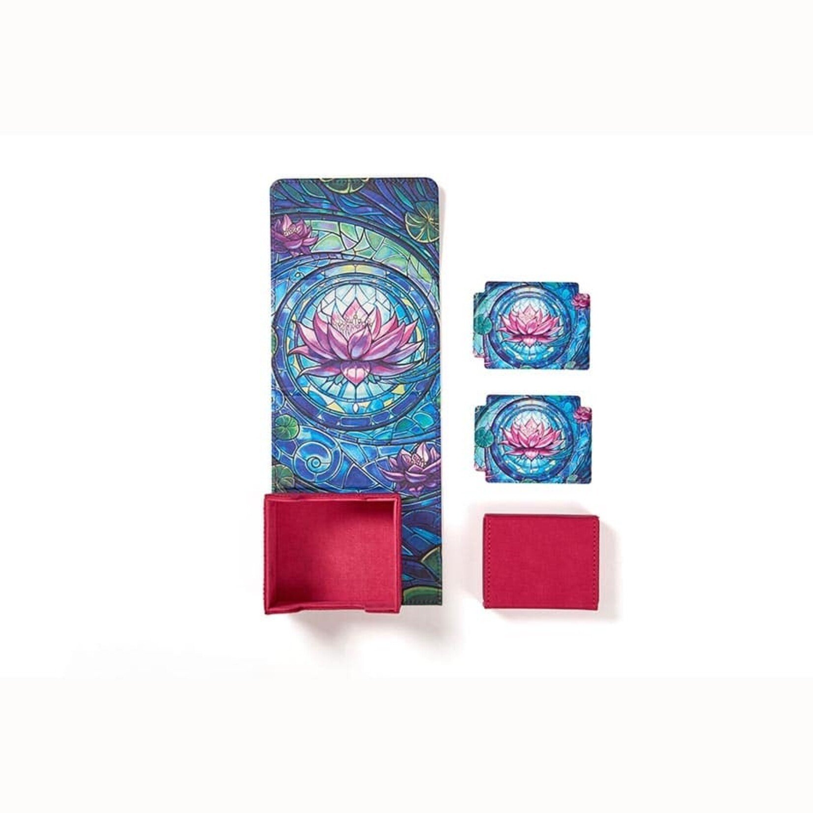 Arcane Fortress Arcane Fortress: Stained Glass: Radiant 100 Blossom Grace Standard Deck Vault