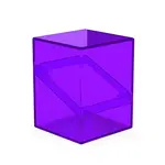 Ultimate Guard Deck Case 100 Boulder: Clear Amethyst