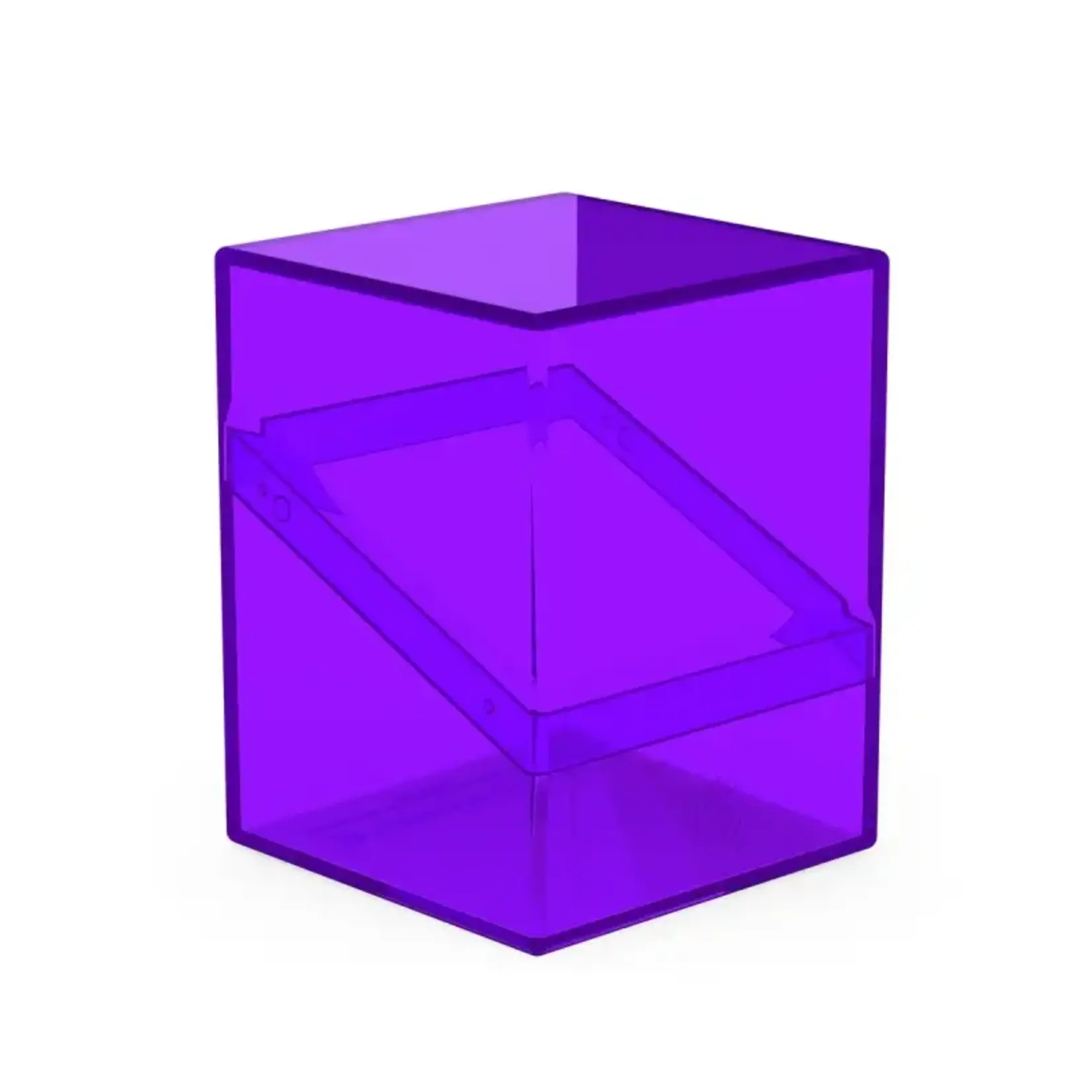 Ultimate Guard Deck Case 100 Boulder: Clear Amethyst