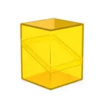 Ultimate Guard Deck Case 100 Boulder: Clear Amber