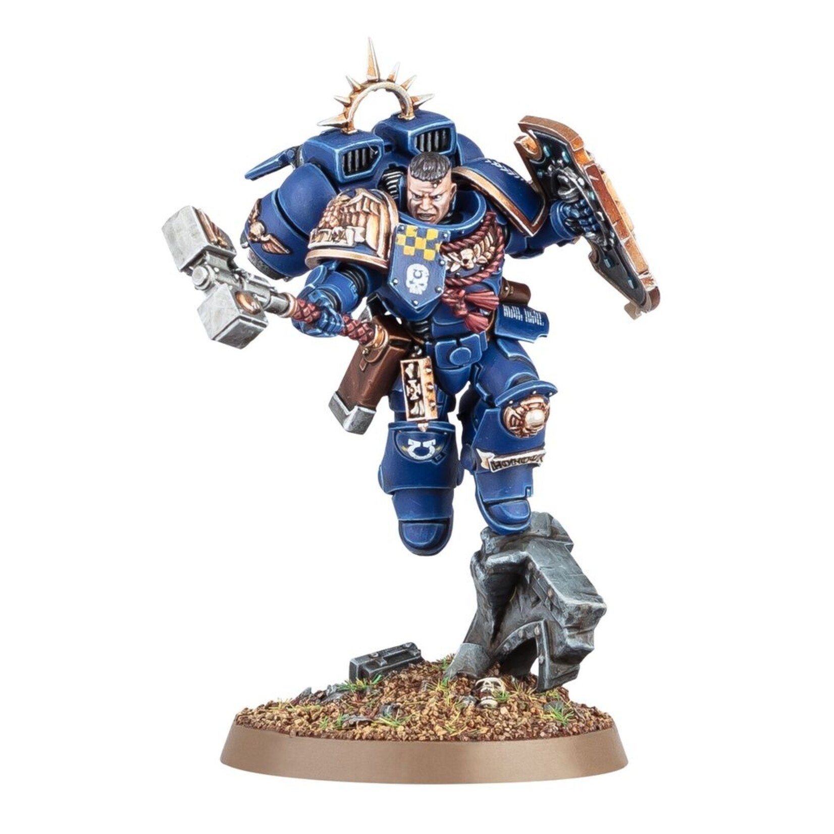 Games Workshop Space Marines: Captain with Jump Pack & Relic Shield