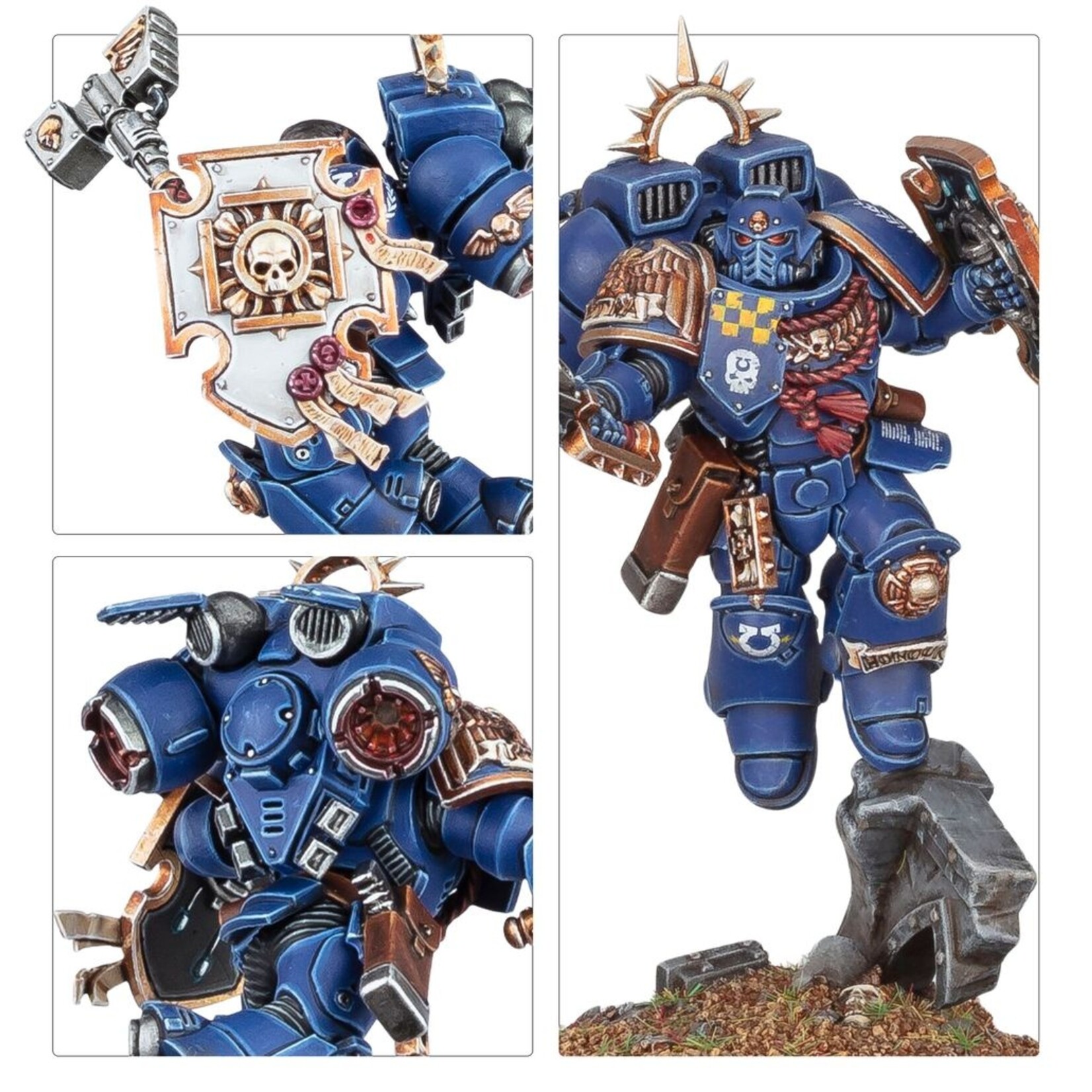 Games Workshop Space Marines: Captain with Jump Pack & Relic Shield