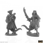 Reaper Miniatures Dragonfolk Bard and Thief