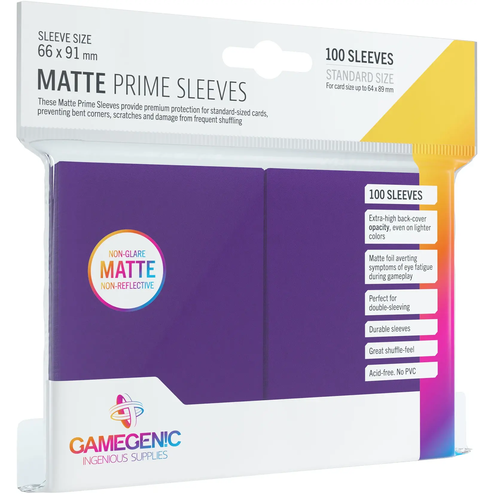 MATTE Prime Sleeves: Purple