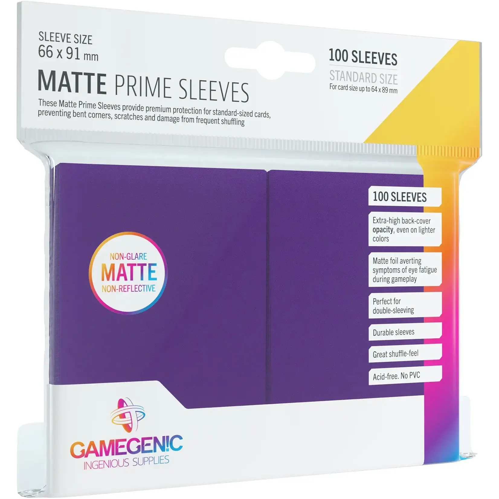 MATTE Prime Sleeves: Purple