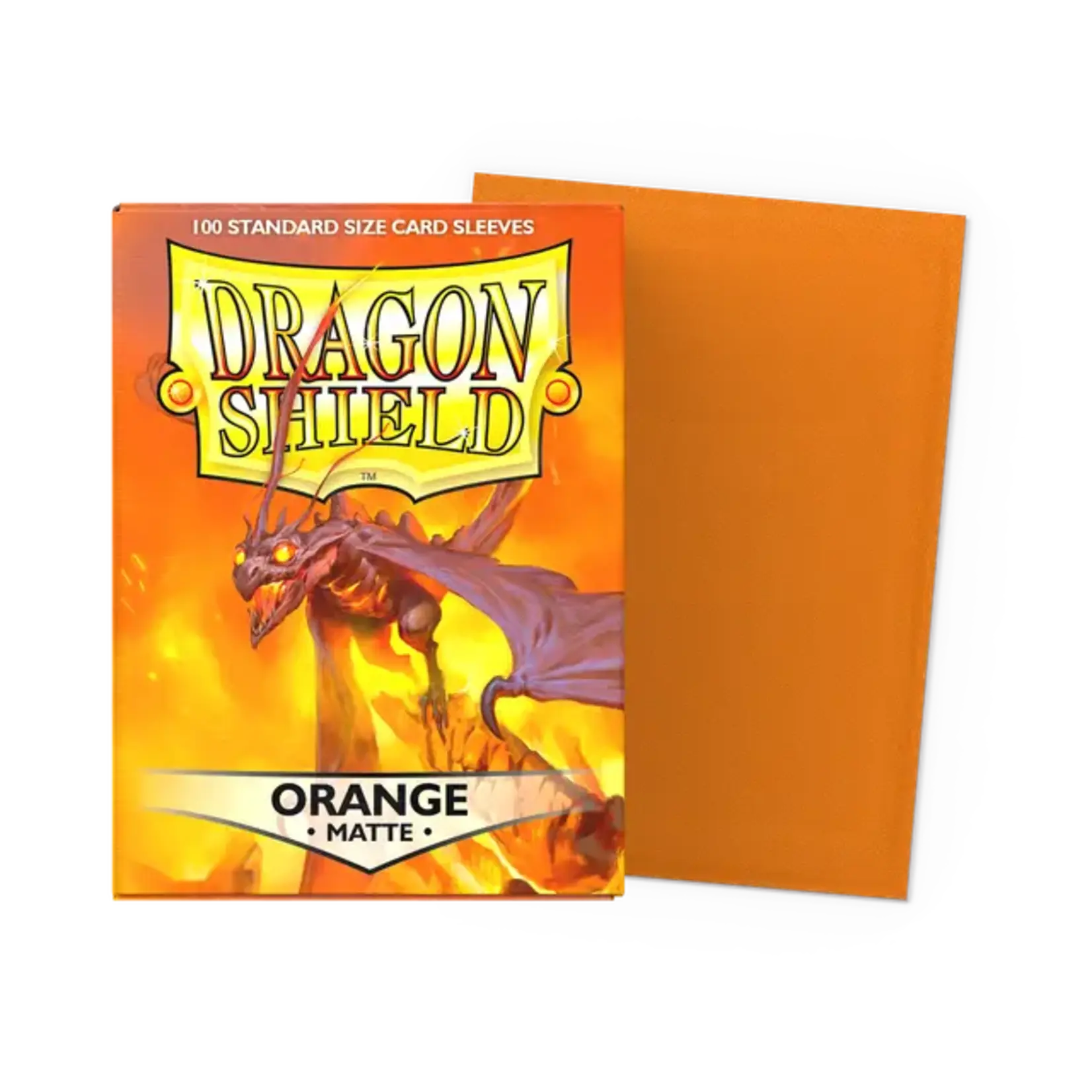 Arcane Tinmen Dragon Shields: (100) Matte Orange