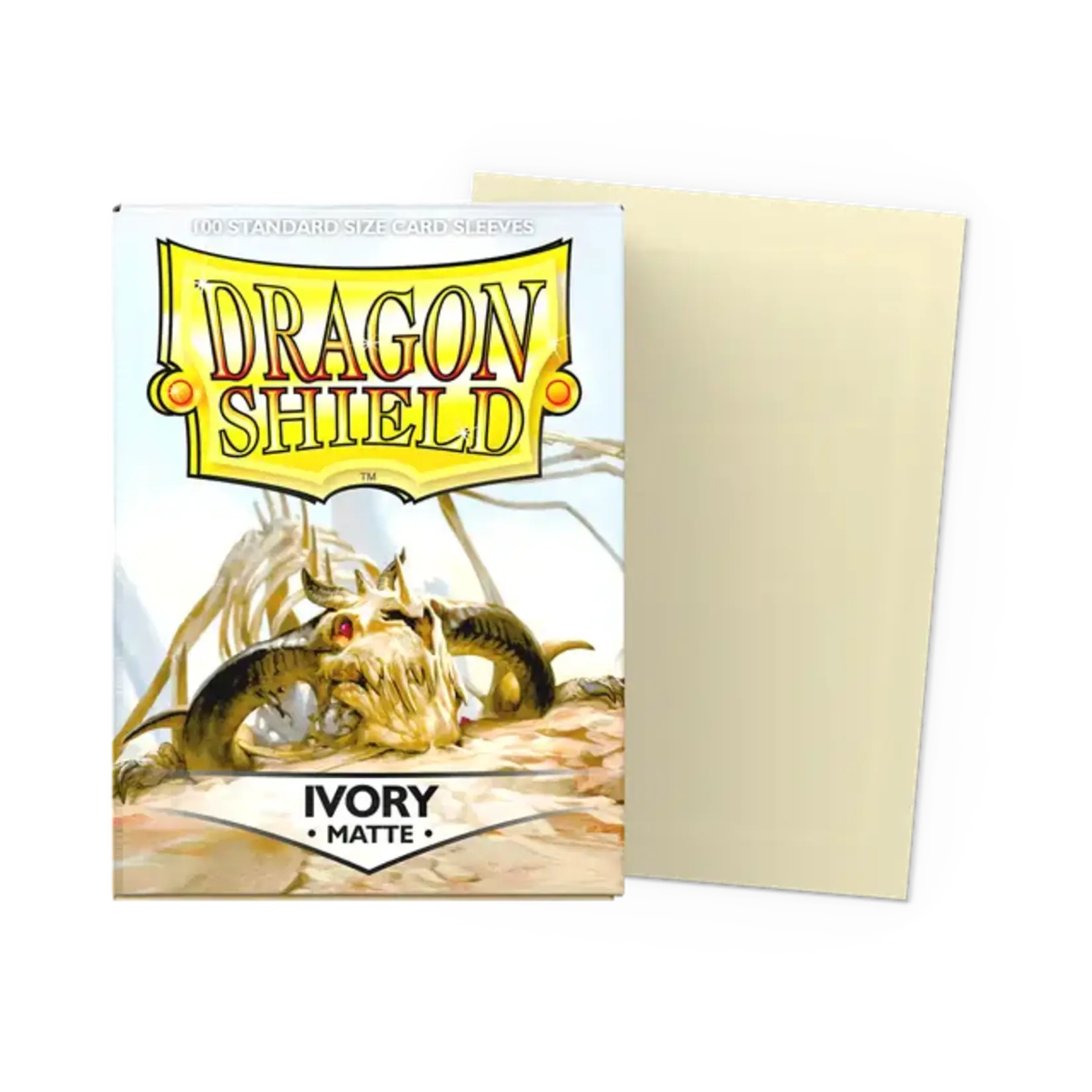 Arcane Tinmen Dragon Shield Sleeves Matte Ivory 100Ct