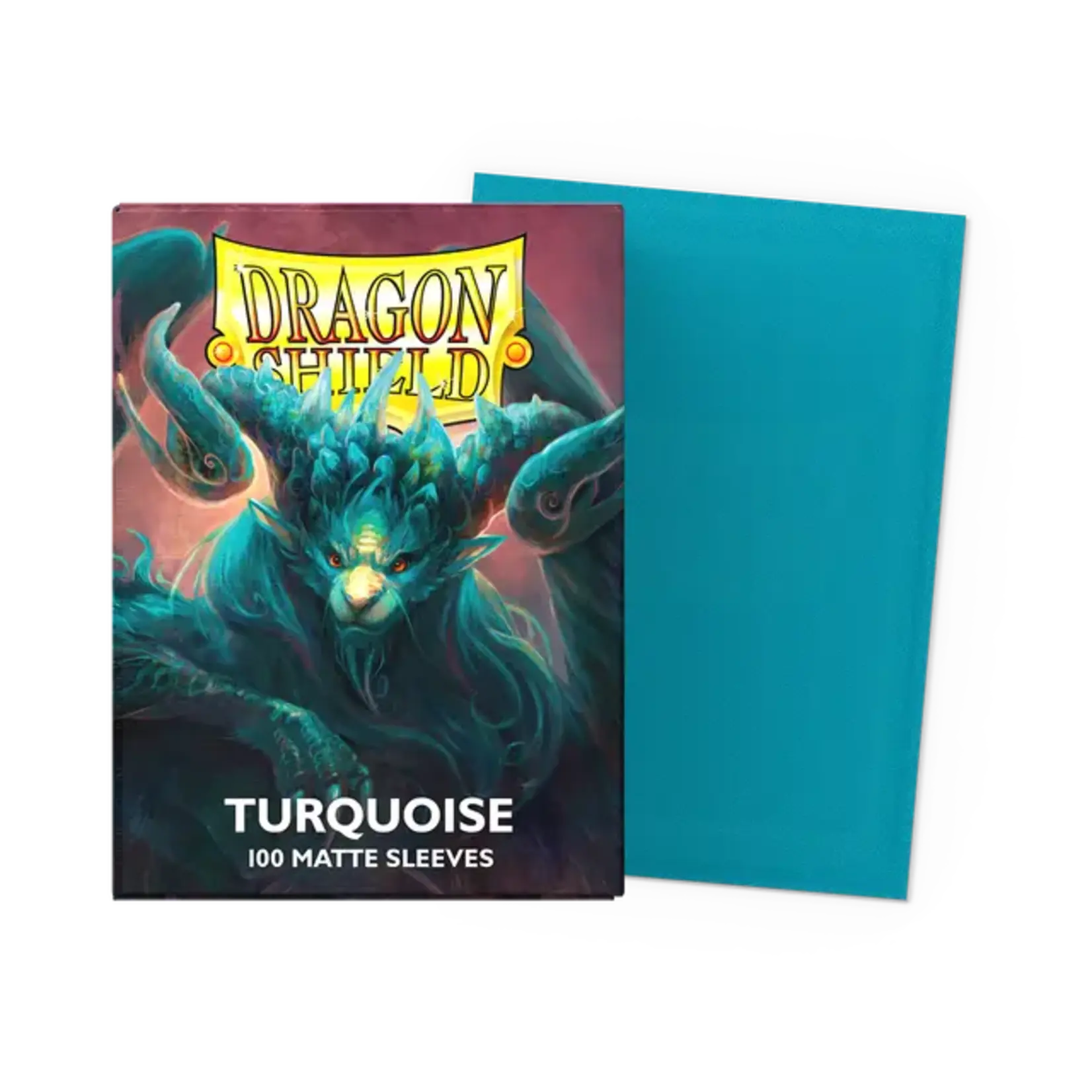 Arcane Tinmen Dragon Shields: (100) Matte - Turquoise