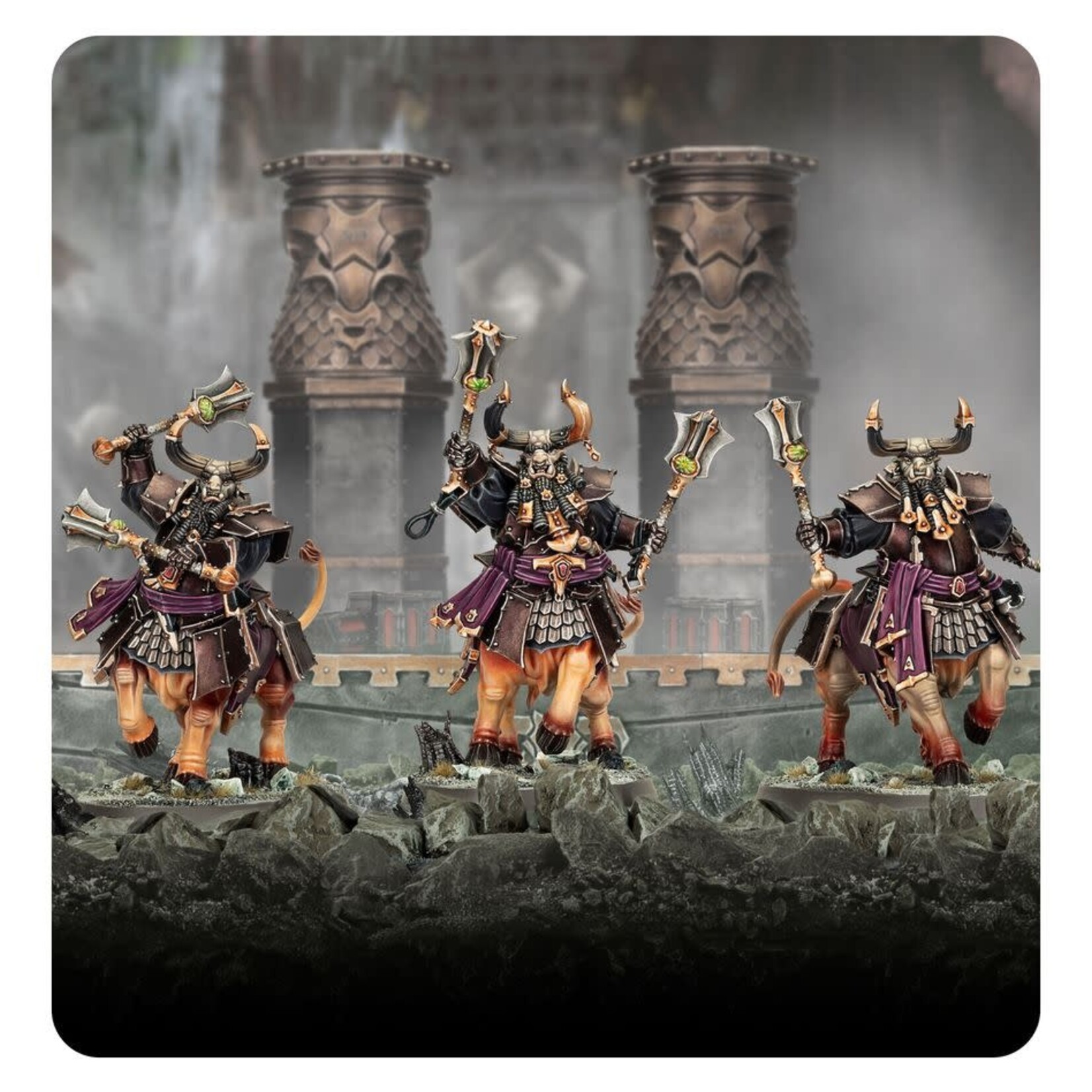 Games Workshop Helsmiths Of Hashut: Bull Centaurs