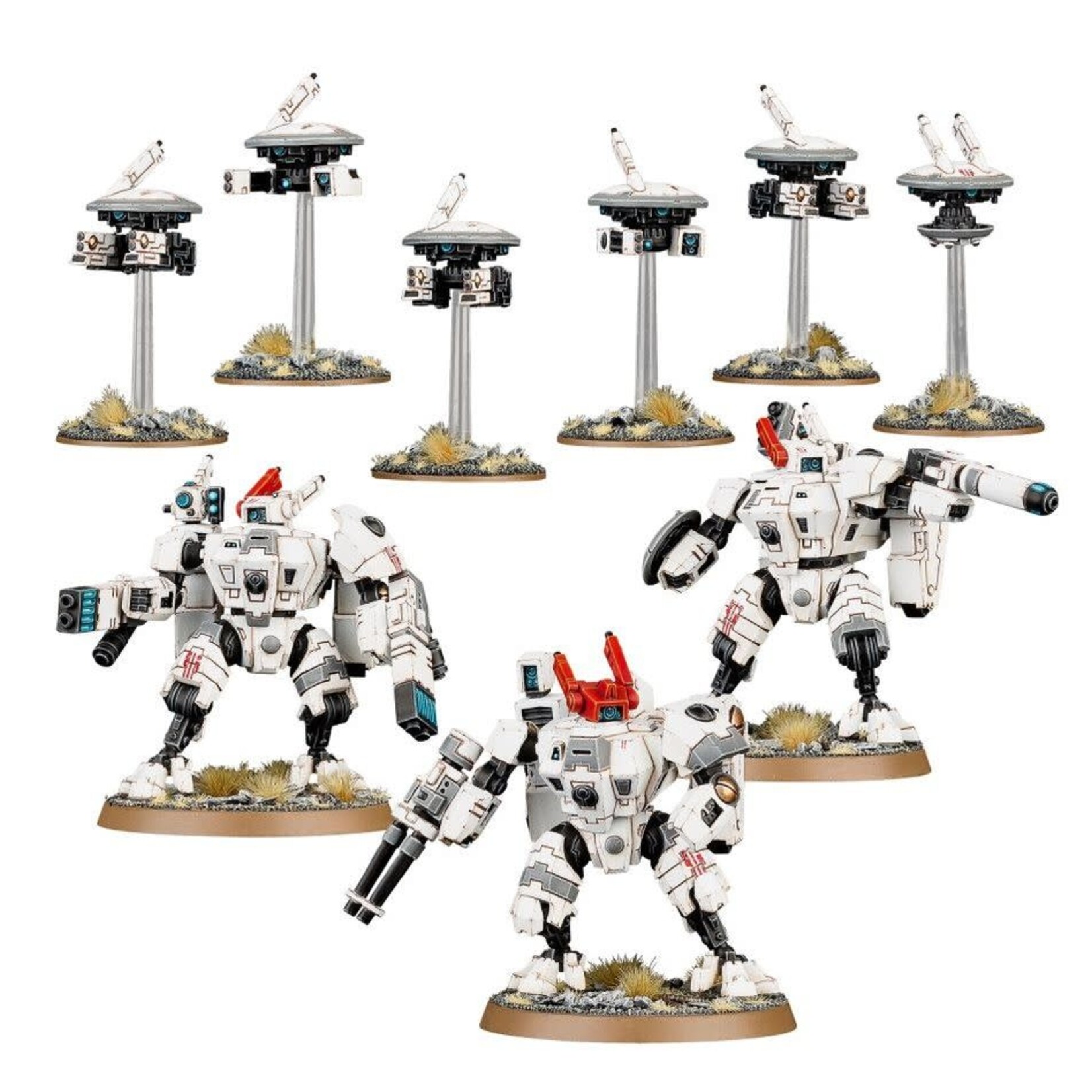 Games Workshop T'au Empire: XV8 Crisis Battlesuit Team