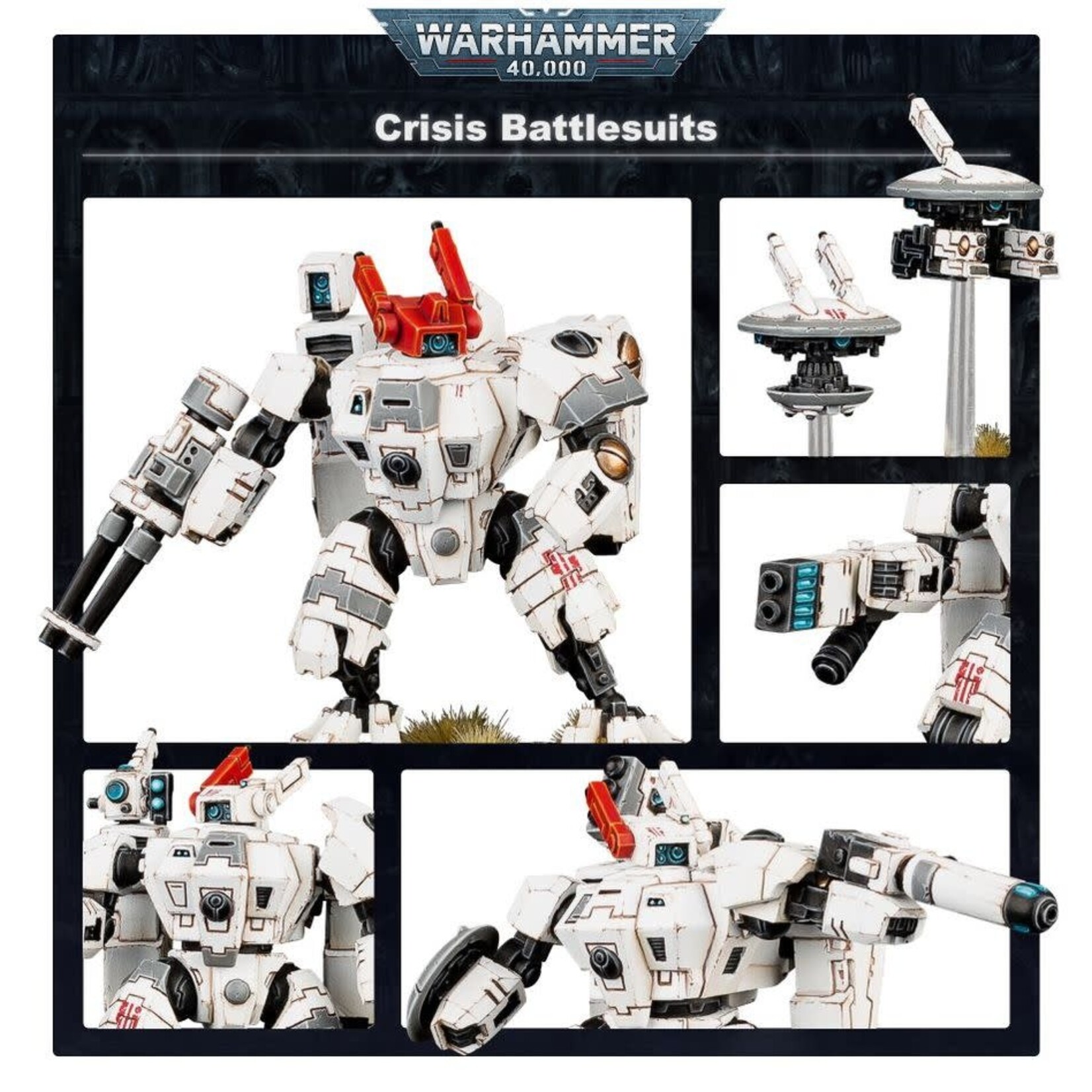 Games Workshop T'au Empire: XV8 Crisis Battlesuit Team
