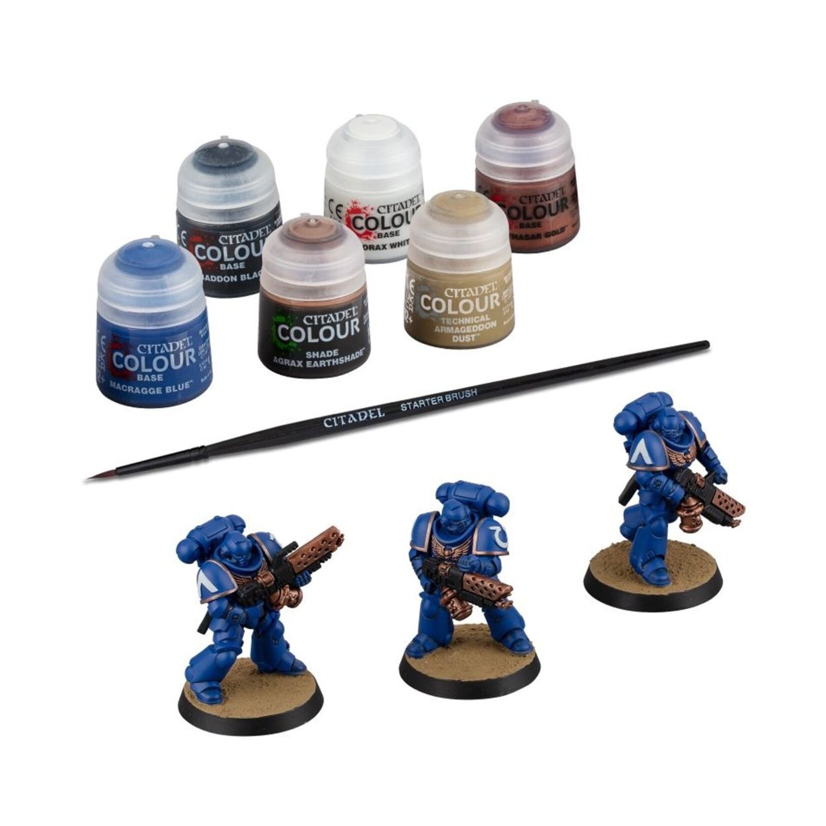 Games Workshop Infernus Space Marines + Paints