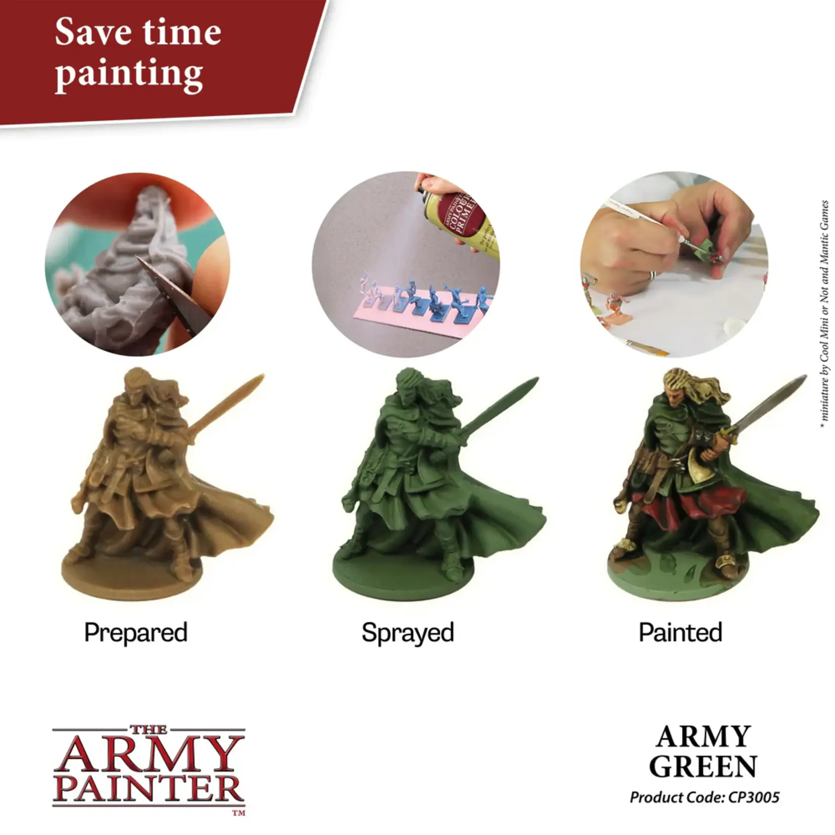 Army Painter Colour Primer: Army Green Spray