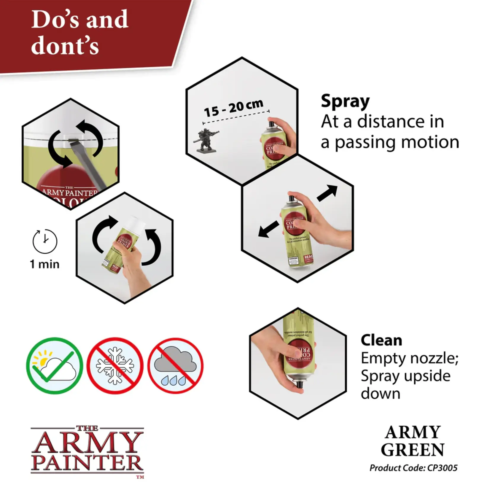 Army Painter Colour Primer: Army Green Spray