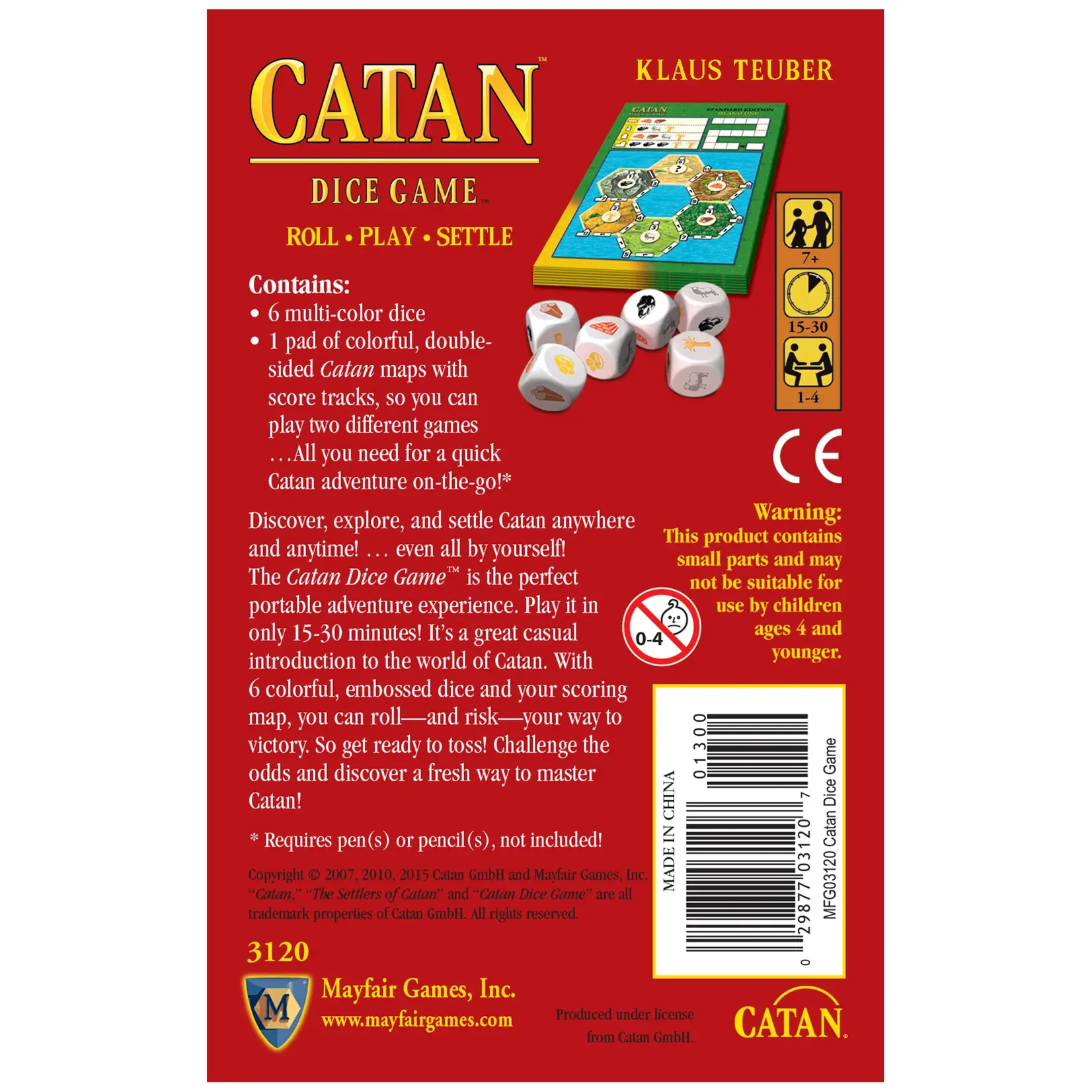 Catan Studios CATAN - Dice Game