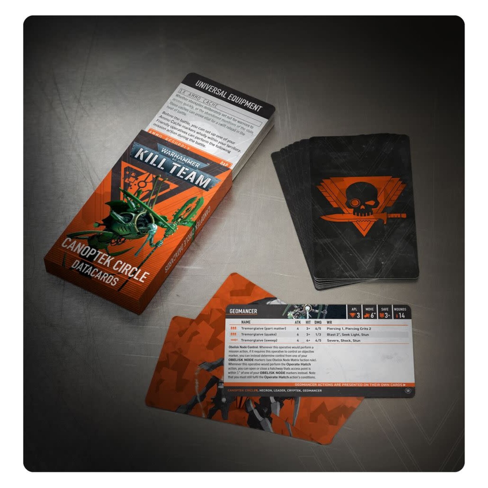 Games Workshop Kill Team Datacards: Canoptek Circle