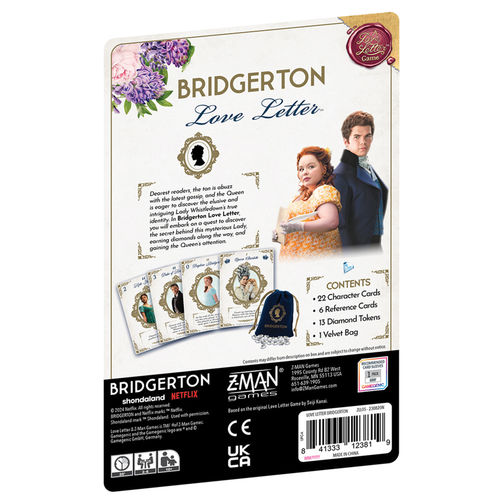 Z-Man Games Love Letter Bridgerton