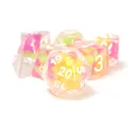Sirius Dice Sd Glow-In-The-Dark Melon Ball Glowworm 7-Die Set