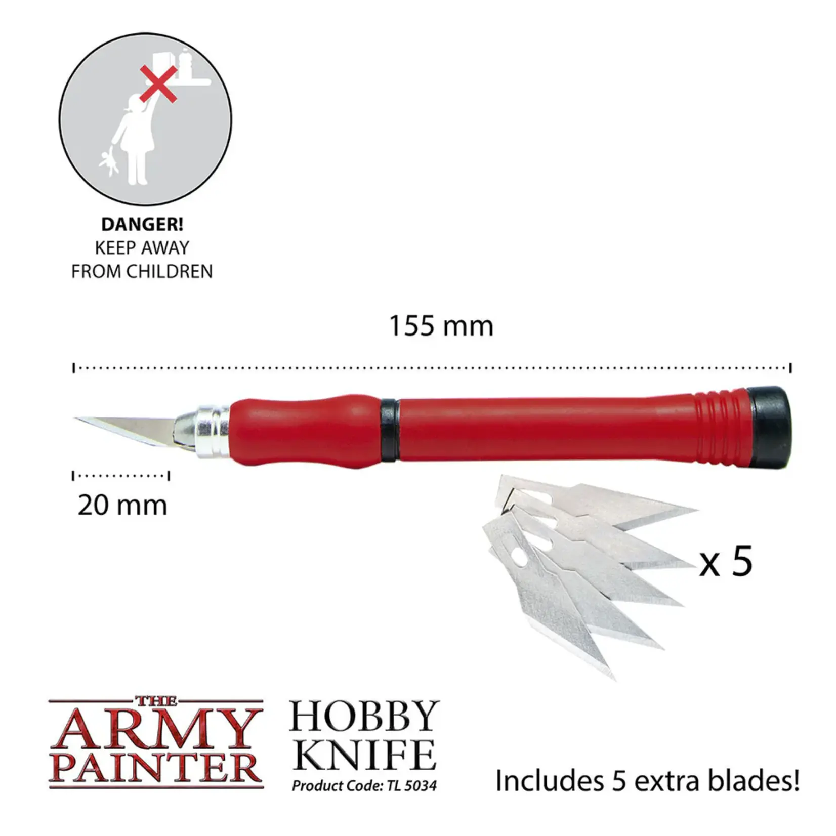 Army Painter Miniature & Model Tools: Precision Hobby Knife