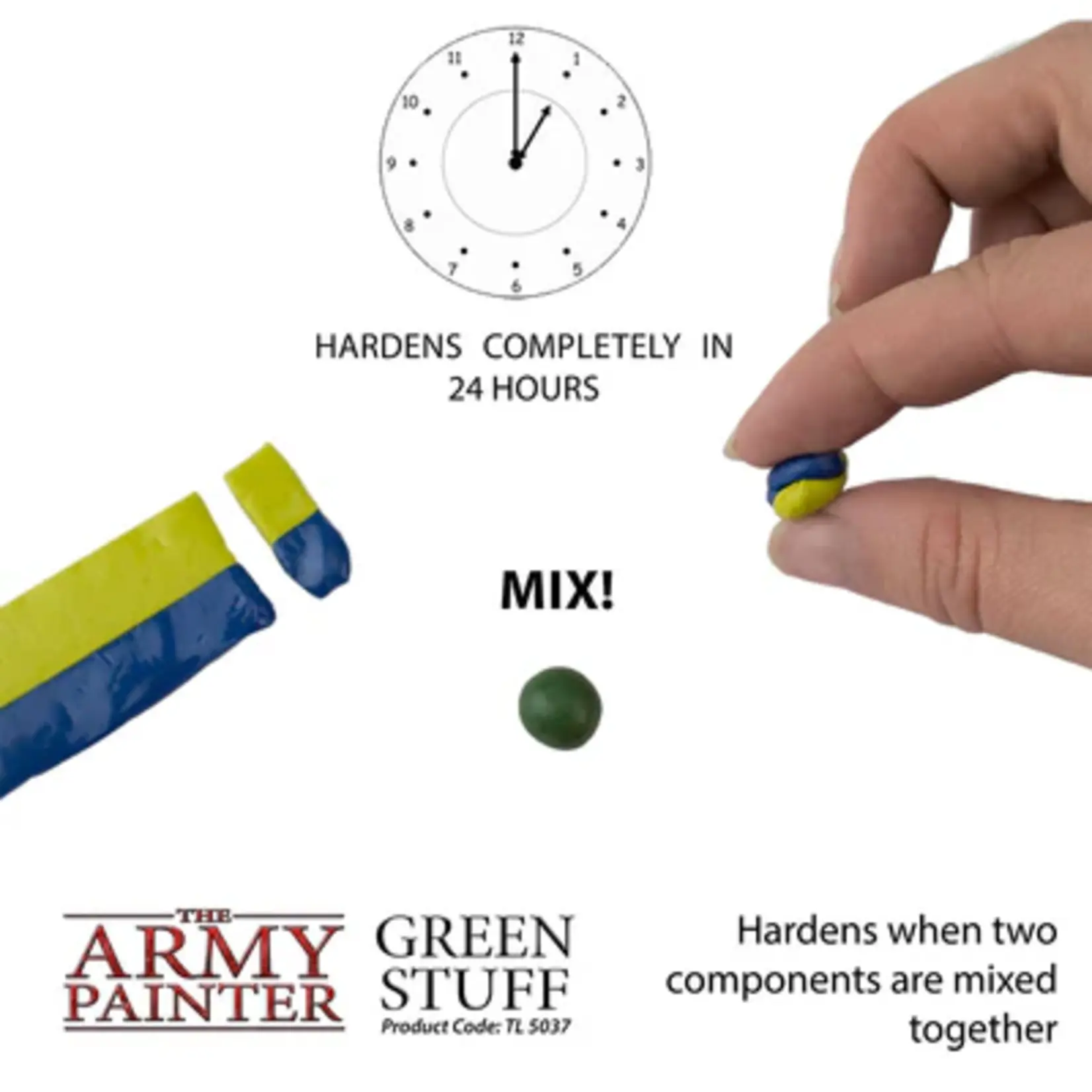 Army Painter Miniature & Model Tools: Kneadatite Green Stuff