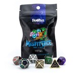 FanRoll Mystery Misfit Metal Polyhedral Dice Set (7)