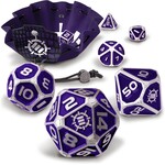 Metal Dice Set: Dragon Purple (7)
