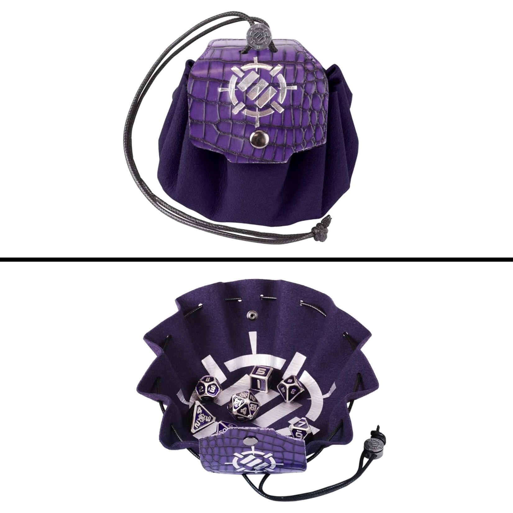 Metal Dice Set: Dragon Purple (7)