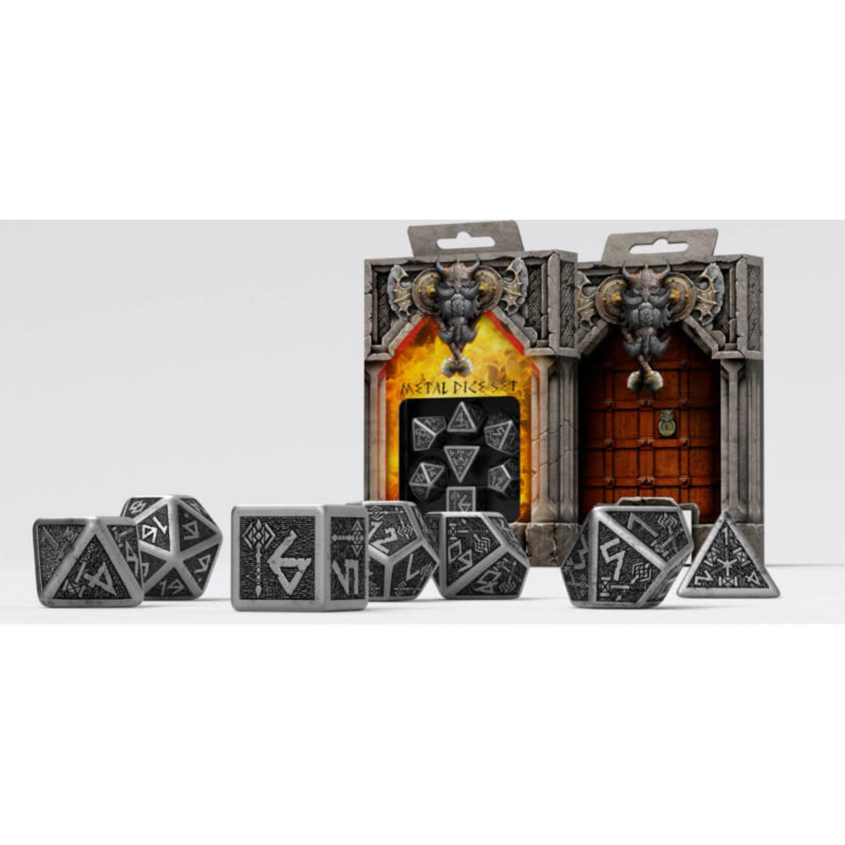 Q-Workshop Metal Dice Set: Dwarven (7)