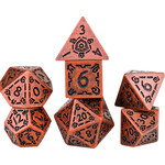 Sirius Dice RPG Dice Set (7): Illusory Metal - Copper