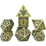 Sirius Dice RPG Dice Set (7): Illusory Metal - Gold