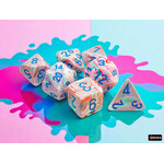 Chessex Festive Mega-hedral Pop Art/blue 7-Die Set