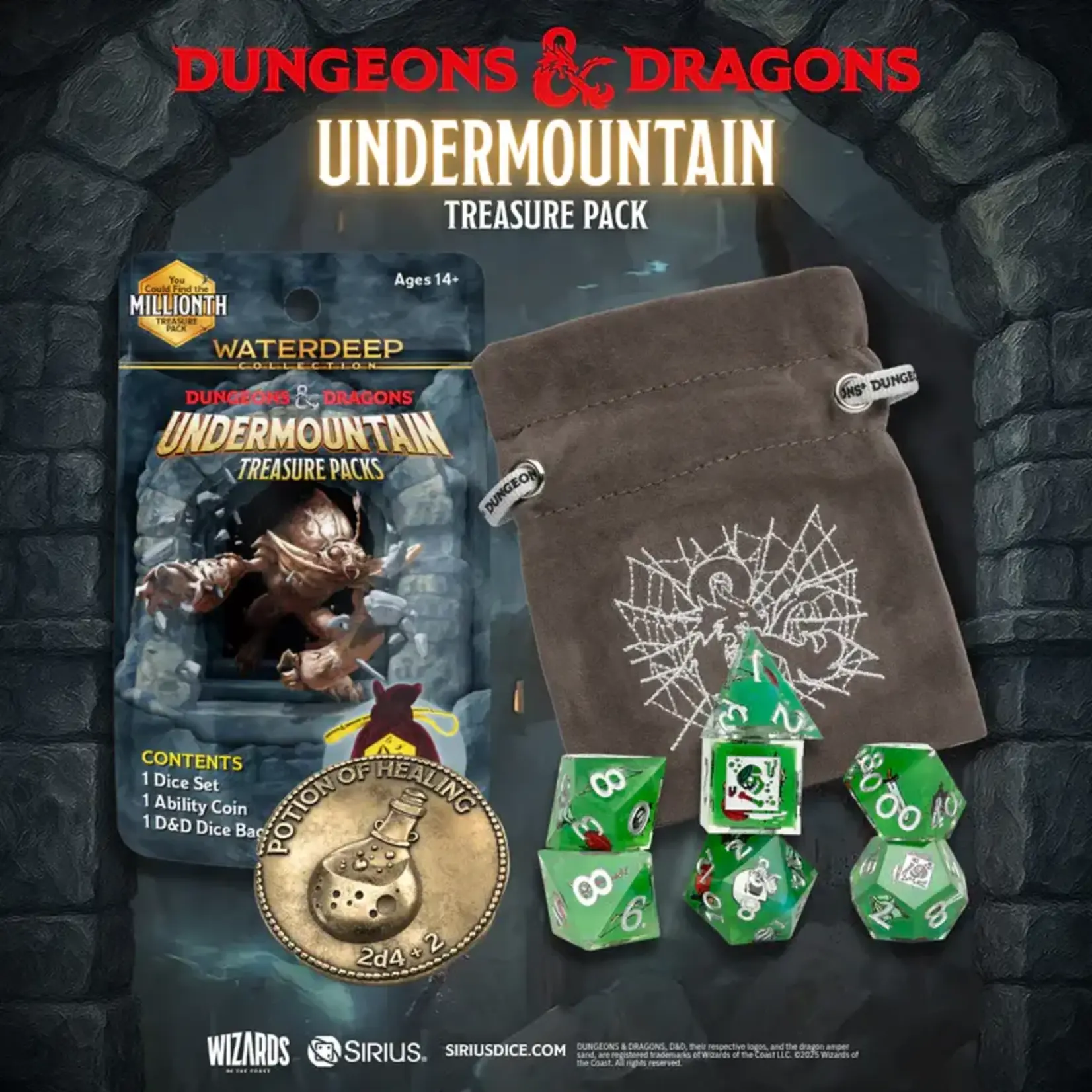 Sirius Dice Dungeons and Dragons: Undermountain Treasure