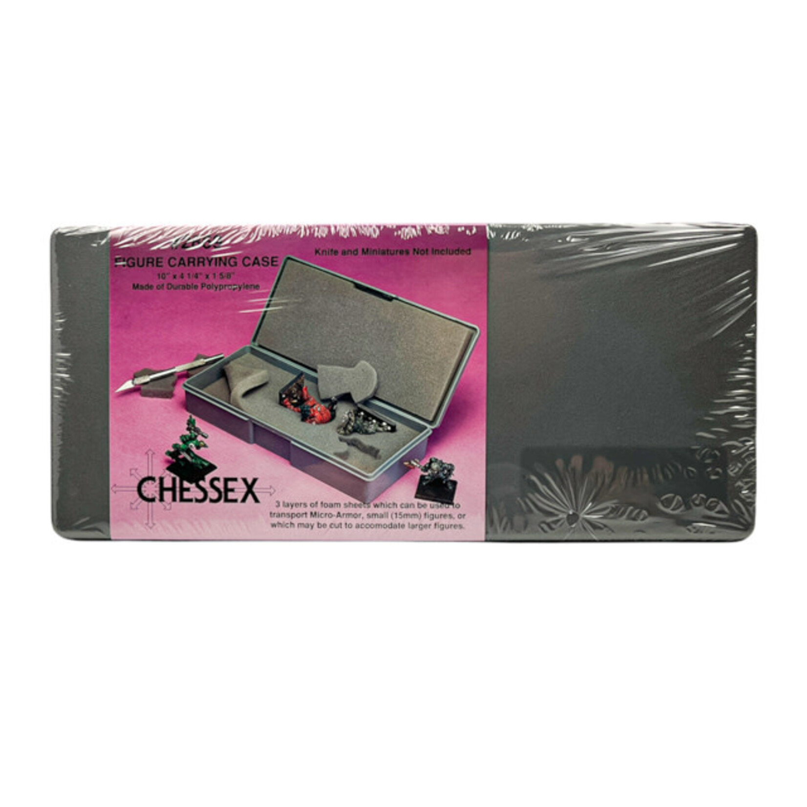 Chessex Figure Carrying Case (S) w/3 Uncut Foam Layers