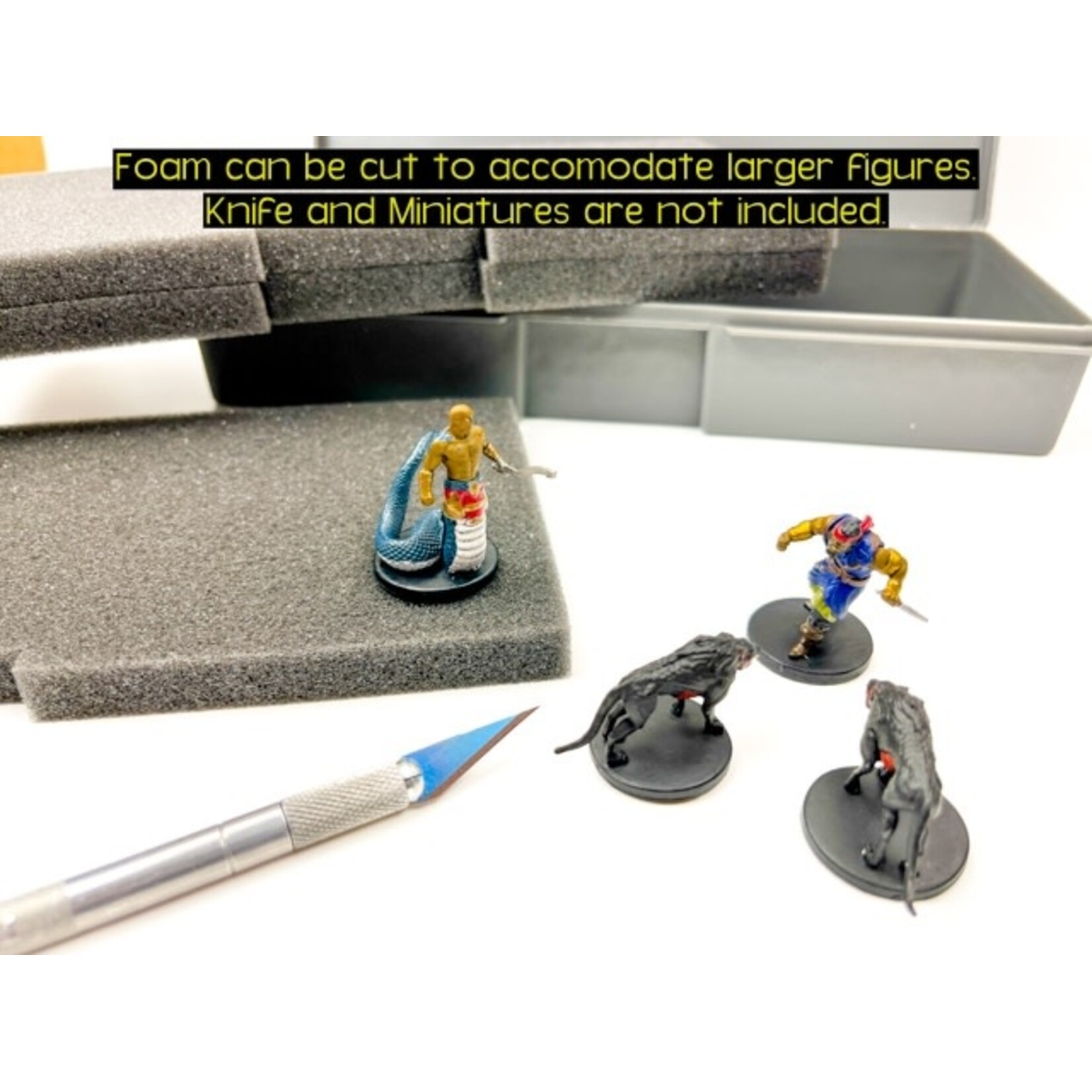 Chessex Figure Carrying Case (S) w/3 Uncut Foam Layers