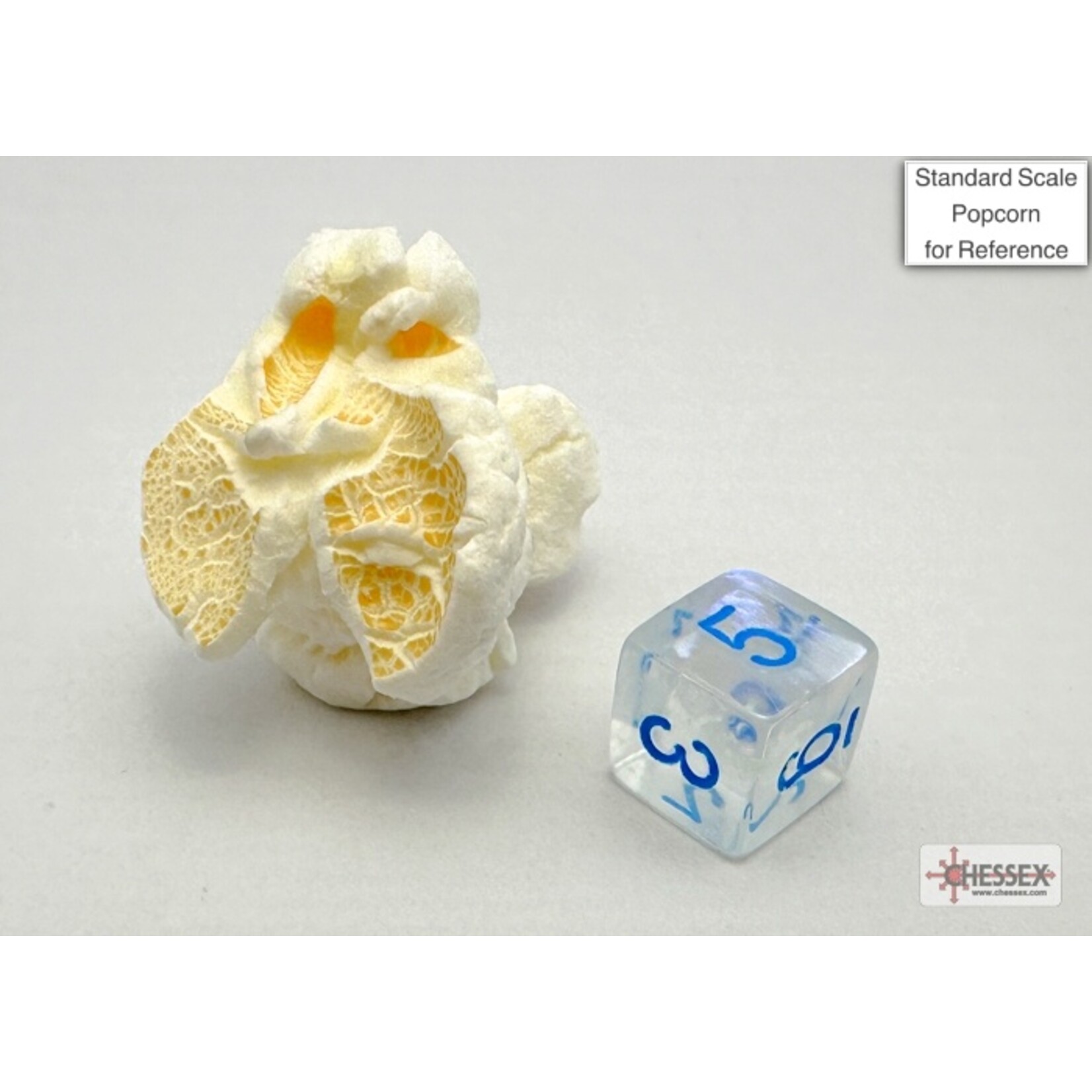 Chessex Borealis Mini-hedral Icicle/light blue Luminary 7-Die