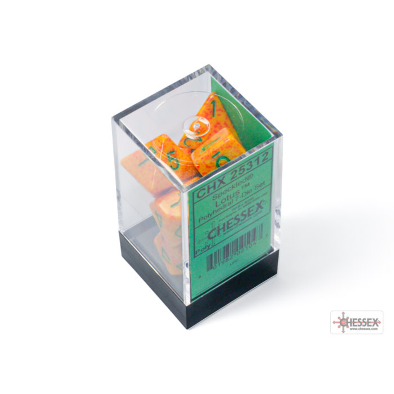 Chessex Speckled Lotus Polyhedral 7-Dice Set