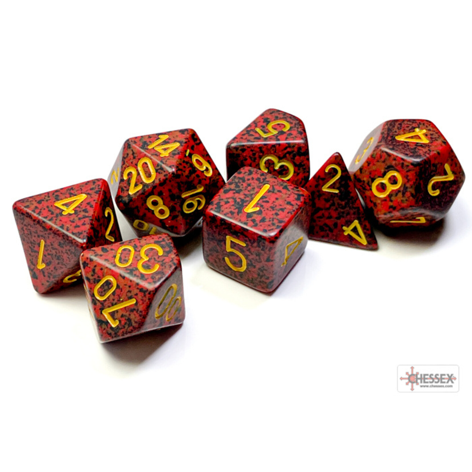 Chessex Speckled Mercury Polyhedral 7-Dice Set