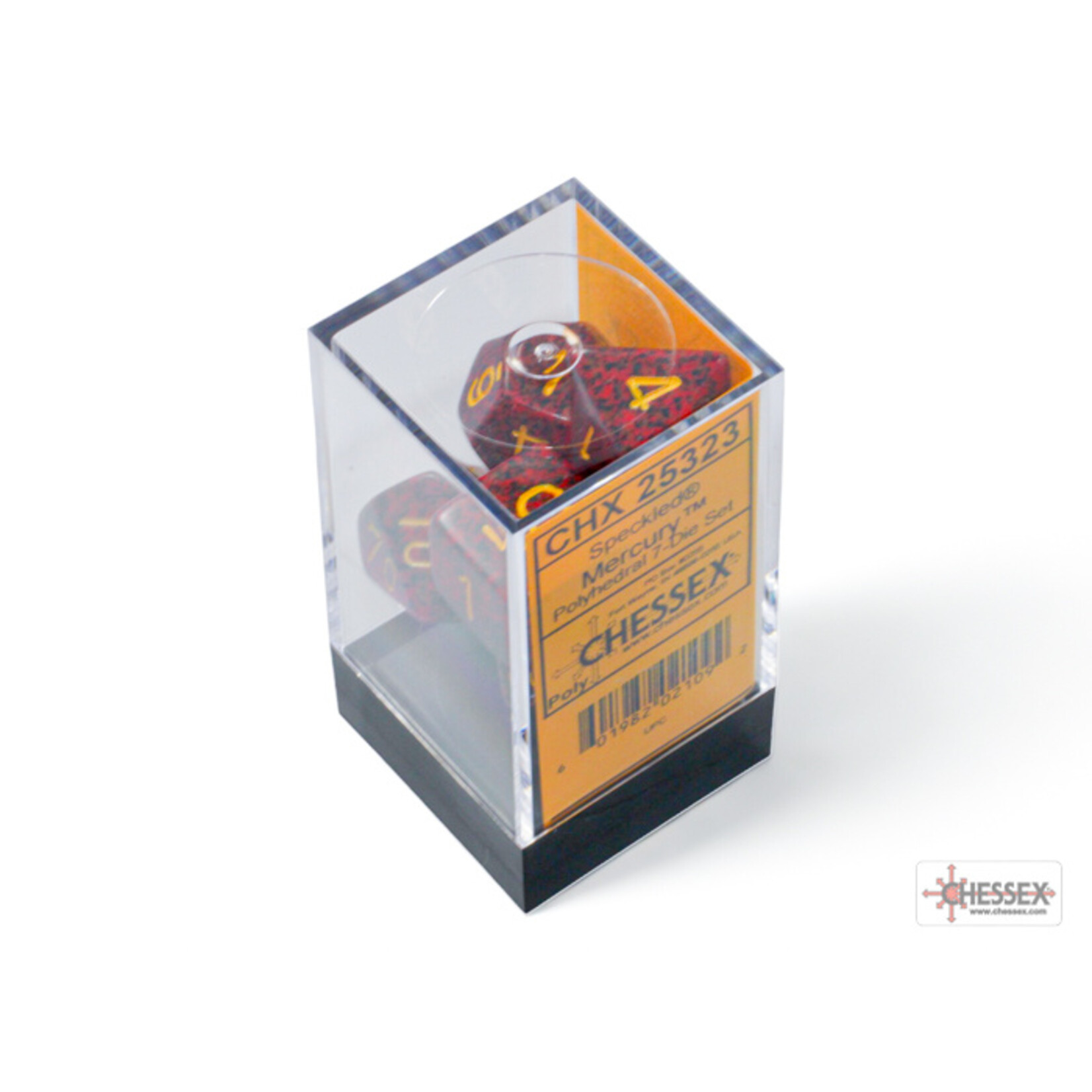 Chessex Speckled Mercury Polyhedral 7-Dice Set