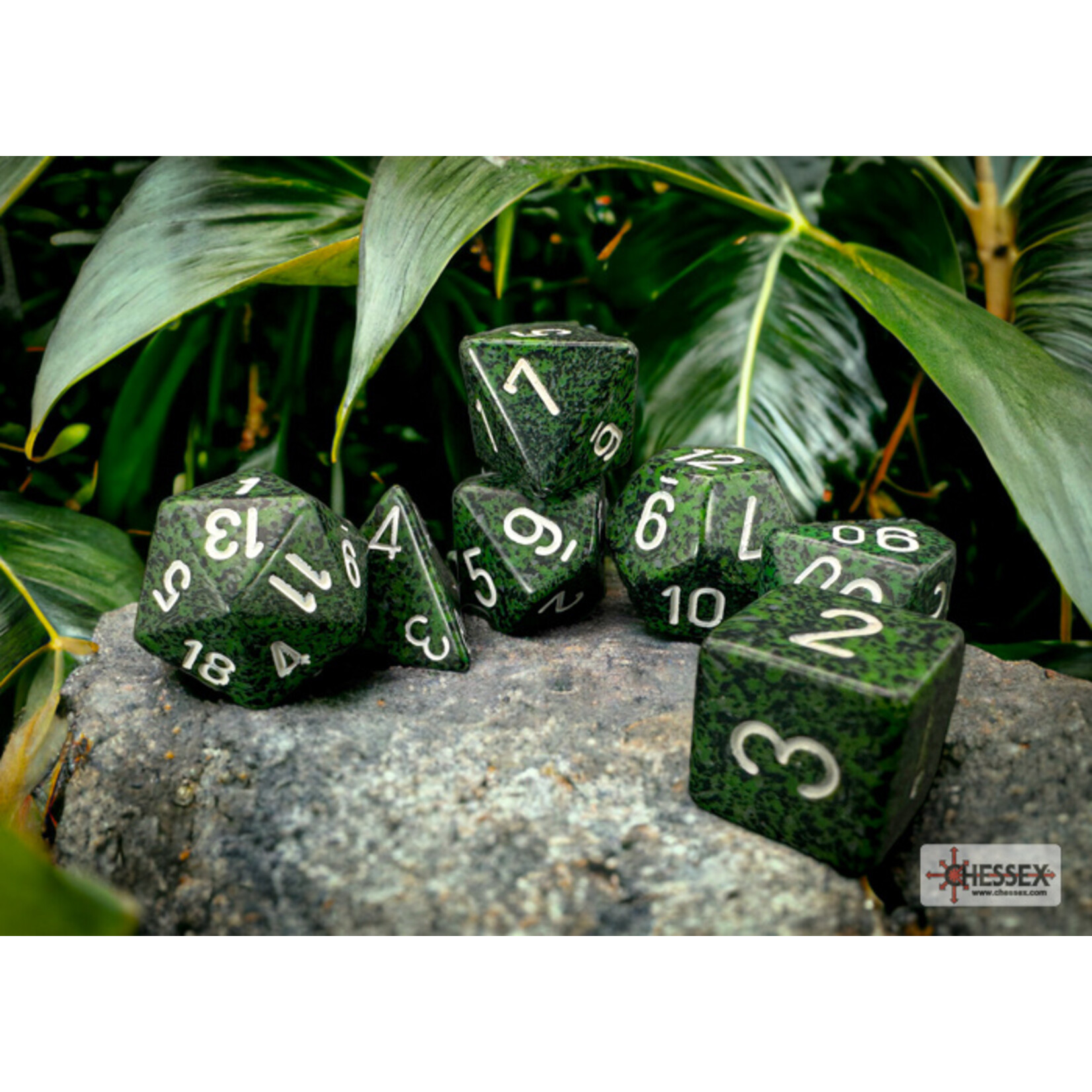 Chessex Speckled Recon Polyhedral 7-Dice Set