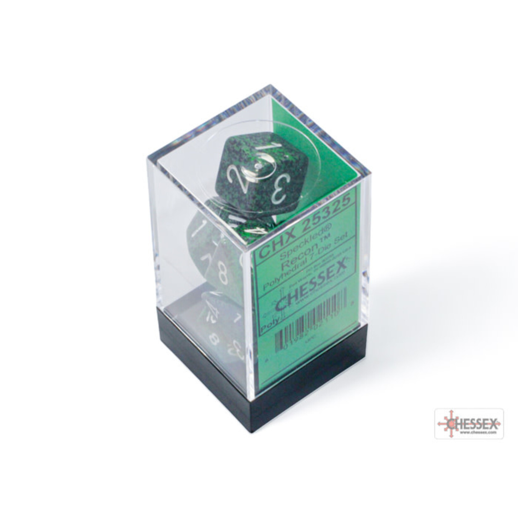 Chessex Speckled Recon Polyhedral 7-Dice Set
