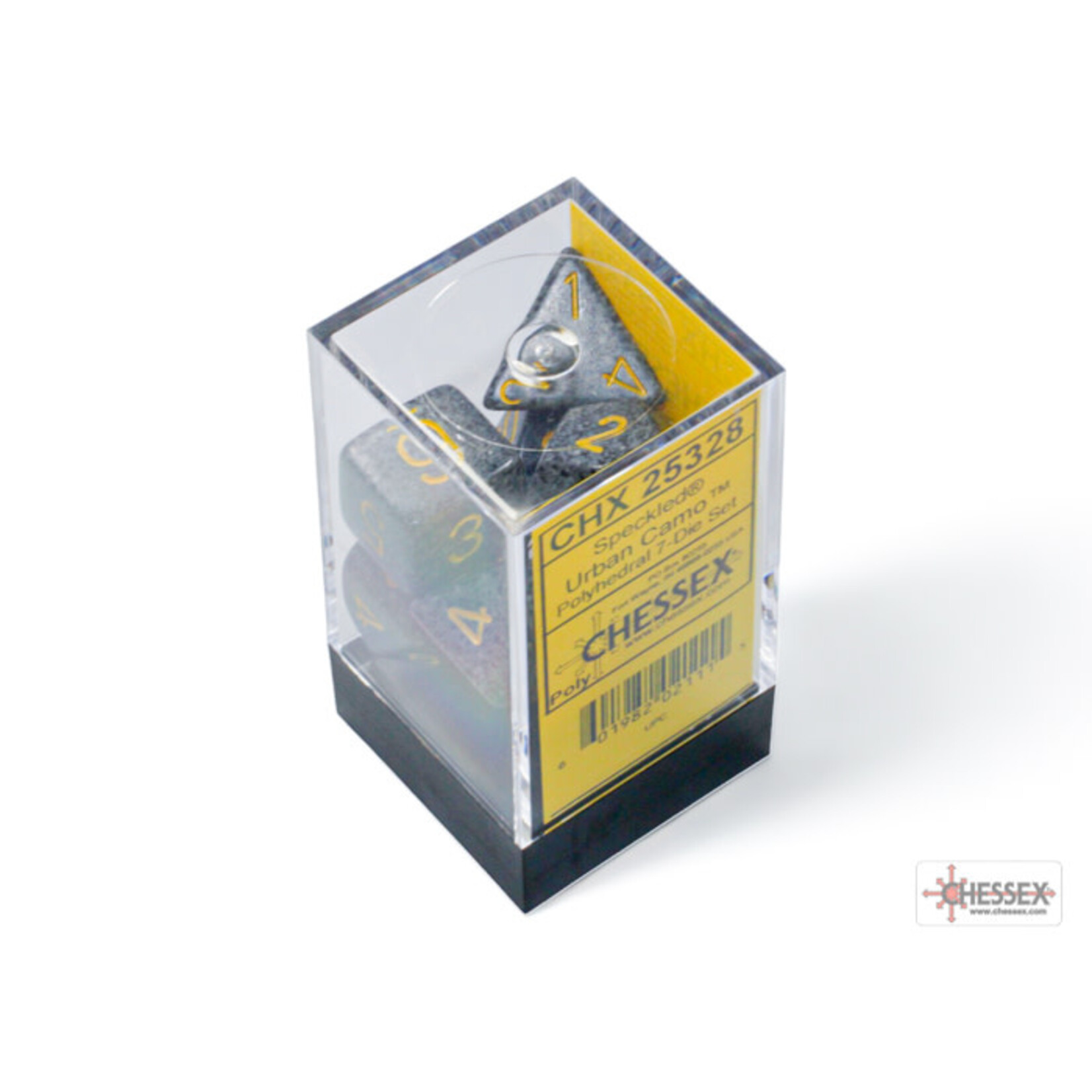 Chessex Speckled Urban Camo Polyhedral 7-Dice Set