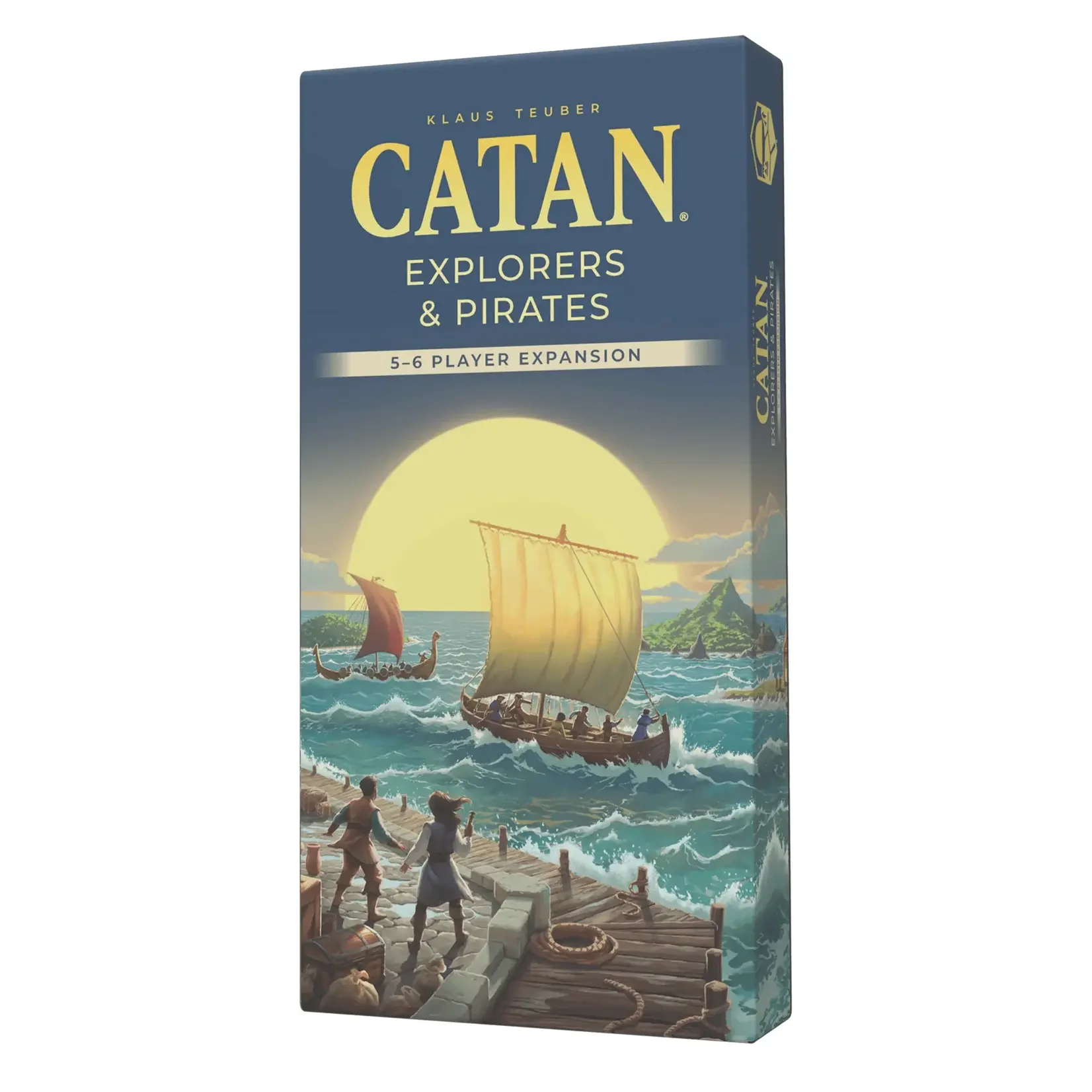 Catan Studios CATAN 6th – Explorers & Pirates 5-6 Player Expansion
