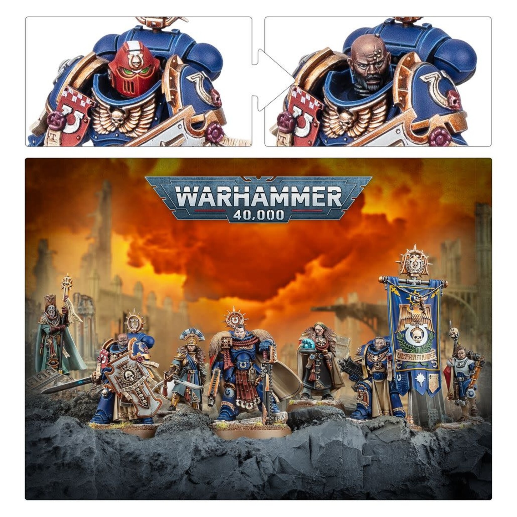 Games Workshop Captain Titus & The Wardens Of Ultramar
