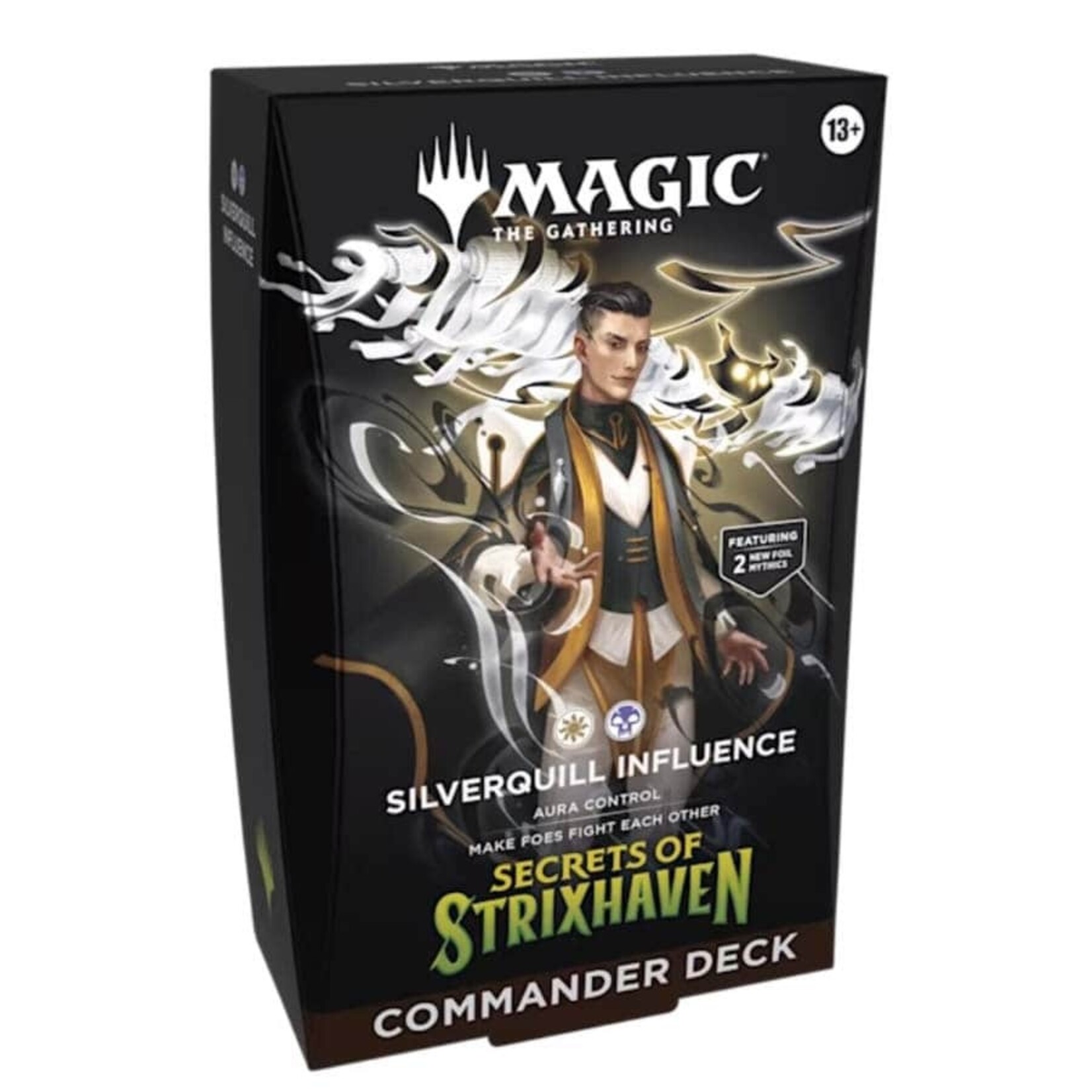 Wizards of the Coast MTG: SOS SECRETS OF STRIXHAVEN COMMANDER DECK - Silverquill Influence