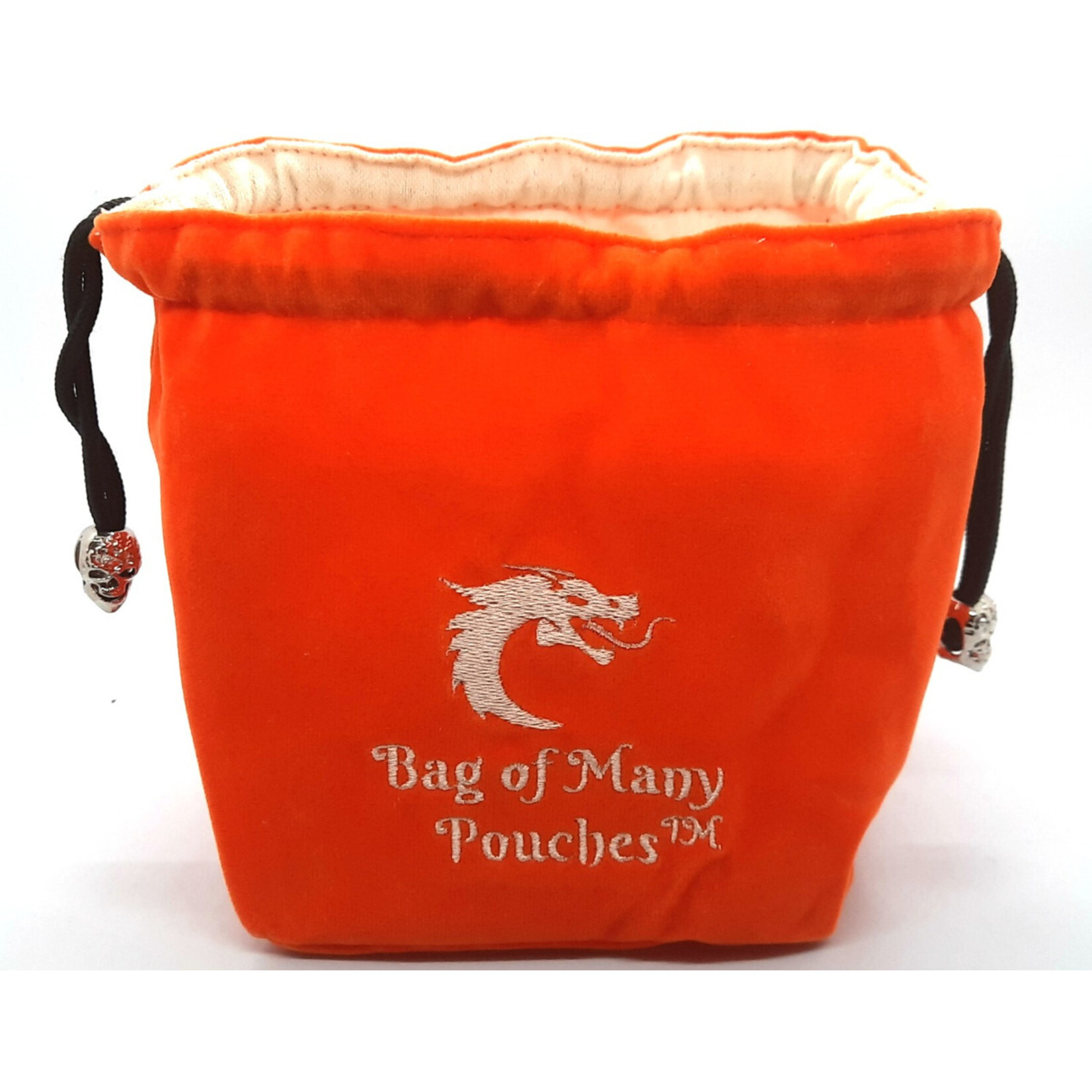 Old School Dice Old School Dice: Bag of Many Pouches Dice Bag - Orange