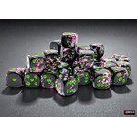 Chessex Brush Paintball/green 12mm d6 Dice Block (36 dice)