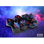 Chessex Gemini Black-Starlight/red Polyhedral 7-Dice Set