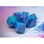 Chessex Gemini Blue-Blue/light blue Luminary Polyhedral 7-Dice Set