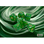 Chessex Vortex Green/gold Polyhedral 7-Dice Set